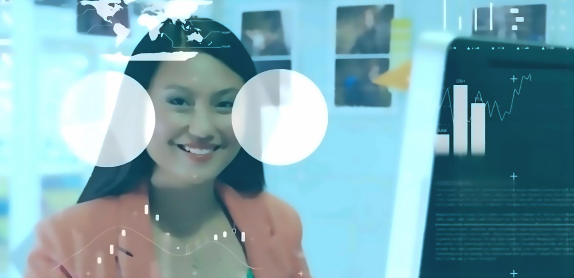 Advanced blockchain development environment showing smart contract code and media platform architecture